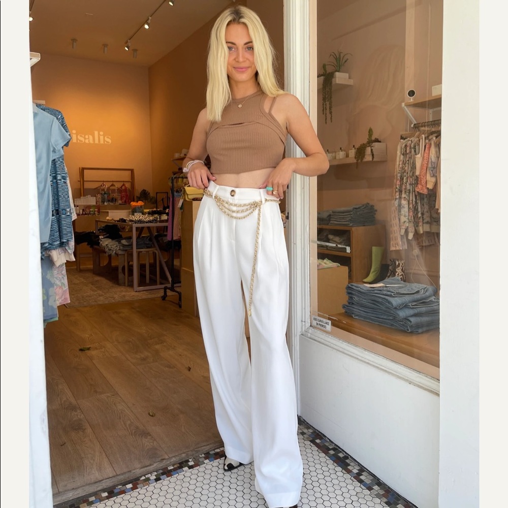 Isalis Charly Trousers in white